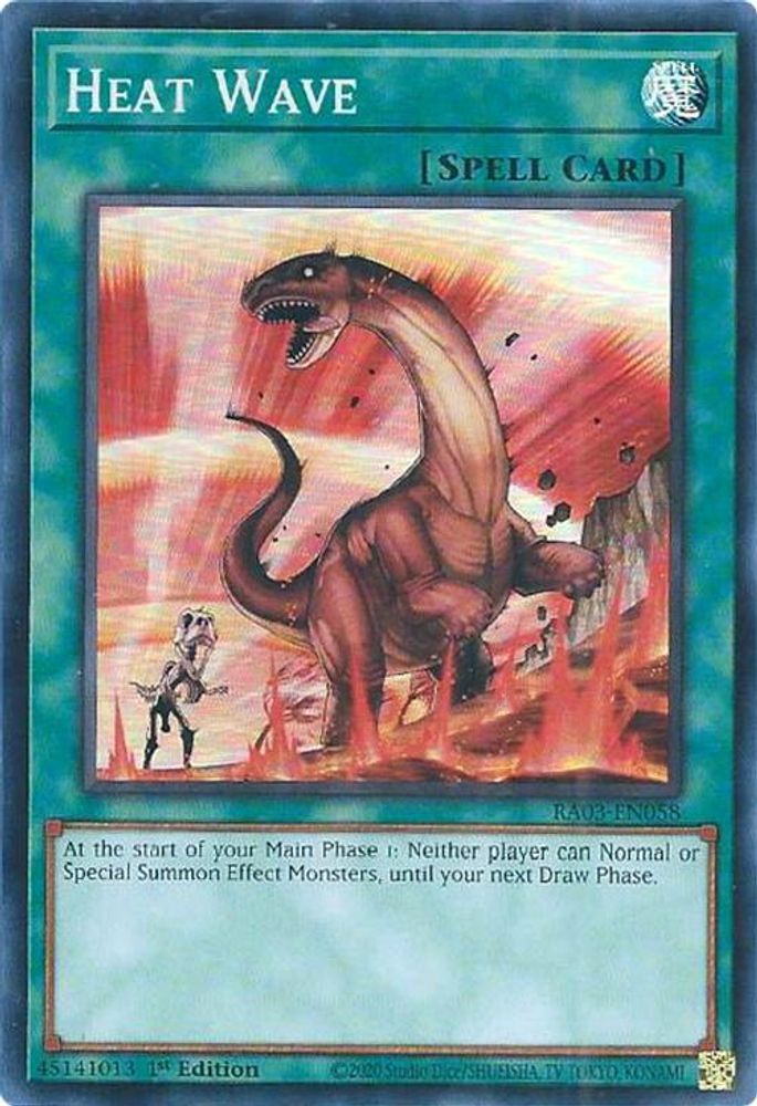 Heat Wave (RA03-EN058) - Super Rare