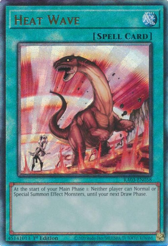 Heat Wave (PUR) (RA03-EN058) - Prismatic Ultimate Rare