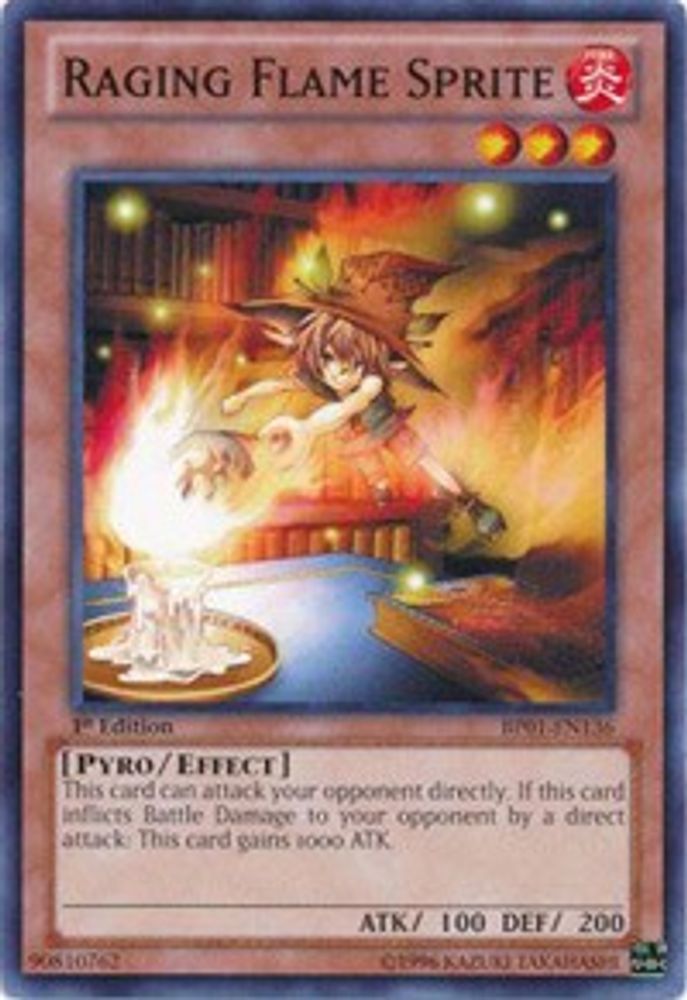 Raging Flame Sprite (BP01-EN136) - Common