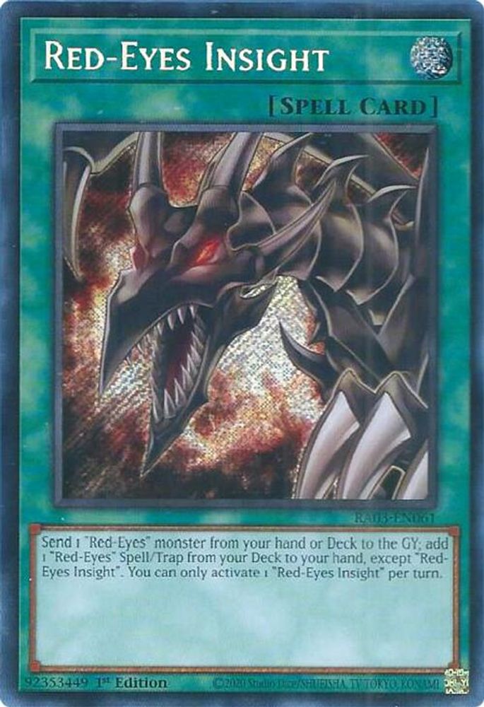 Red-Eyes Insight (Secret Rare) (RA03-EN061) - Secret Rare