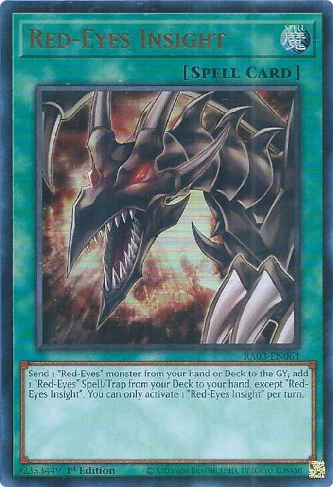 Red-Eyes Insight (UR) (RA03-EN061) - Ultra Rare