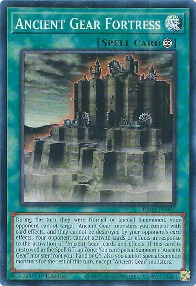 Ancient Gear Fortress (RA03-EN062) - Super Rare