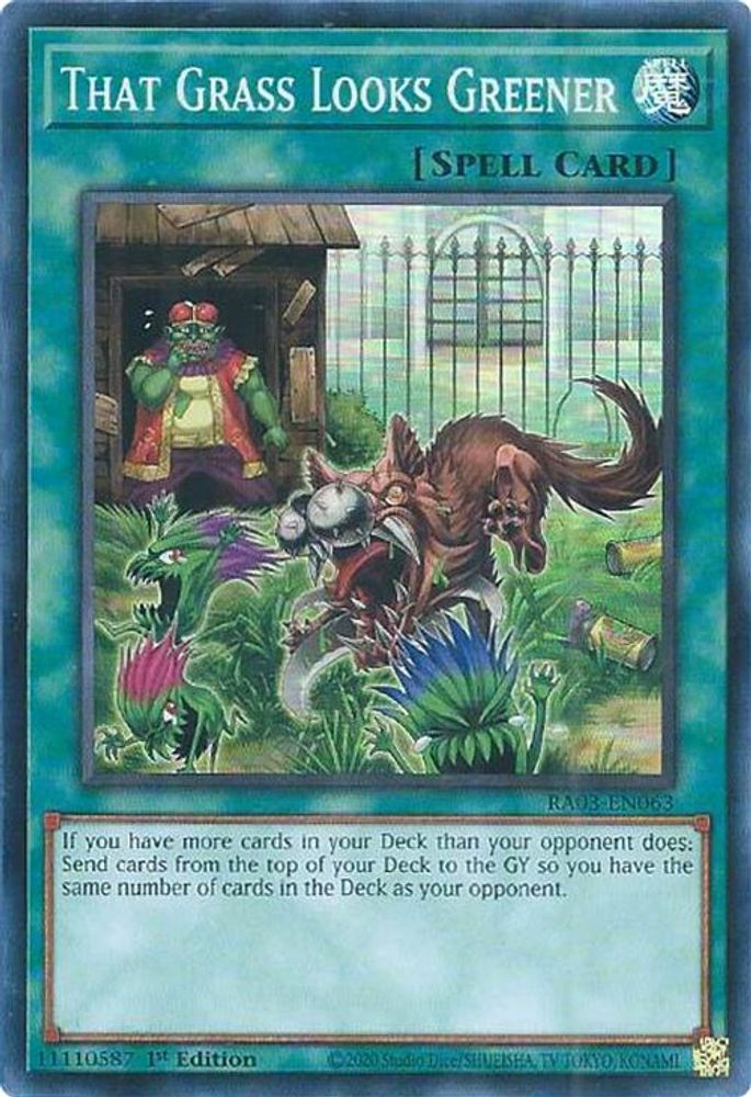 That Grass Looks Greener (RA03-EN063) - Super Rare