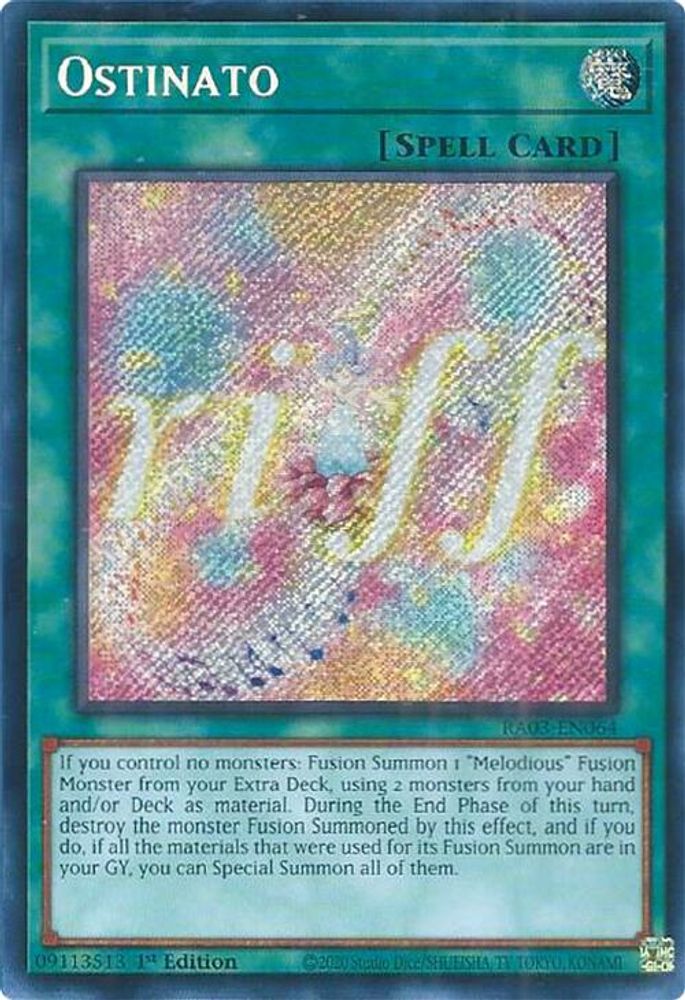 Ostinato (Secret Rare) (RA03-EN064) - Secret Rare