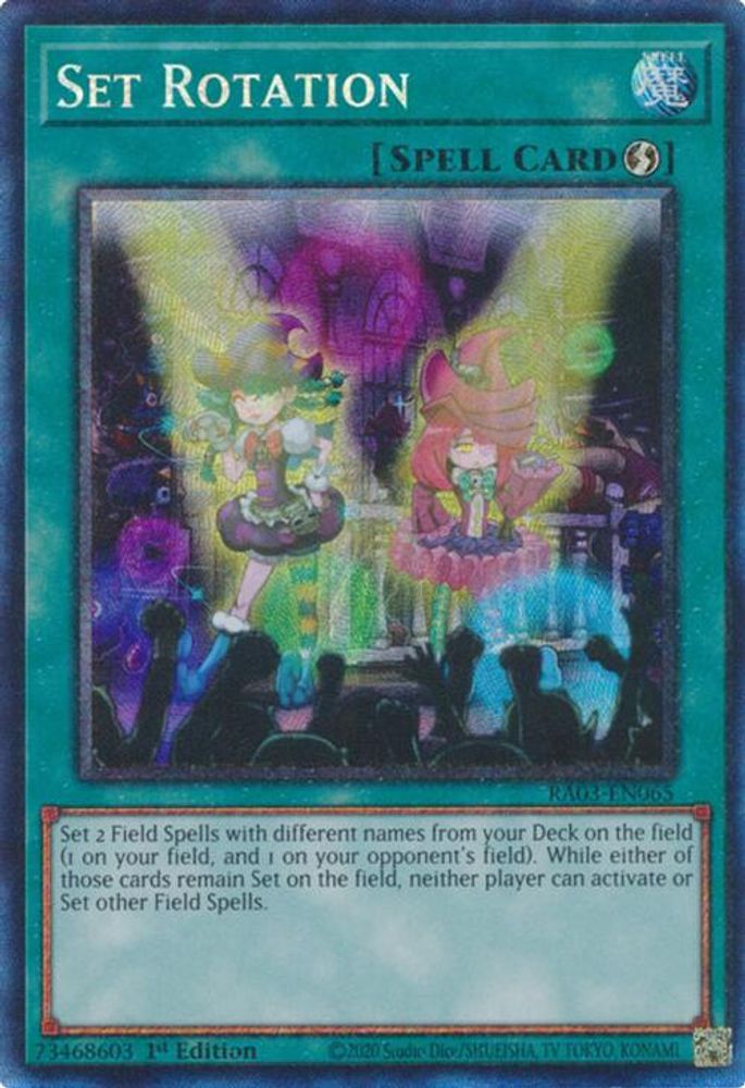 Set Rotation (PCR) (RA03-EN065) - Prismatic Collector's Rare