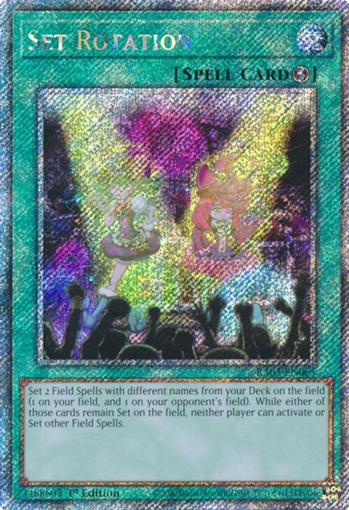 Set Rotation (Platinum Secret Rare) (RA03-EN065) - Platinum Secret Rare