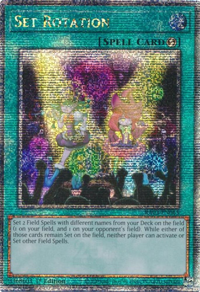 Set Rotation (Quarter Century Secret Rare) (RA03-EN065) - Quarter Century Secret Rare