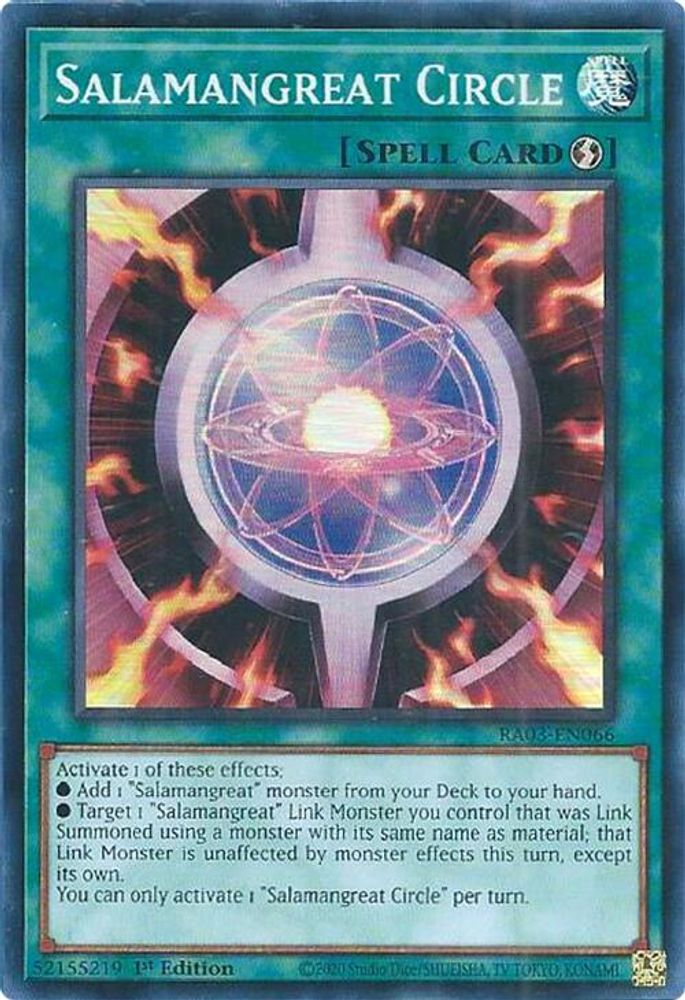 Salamangreat Circle (RA03-EN066) - Super Rare