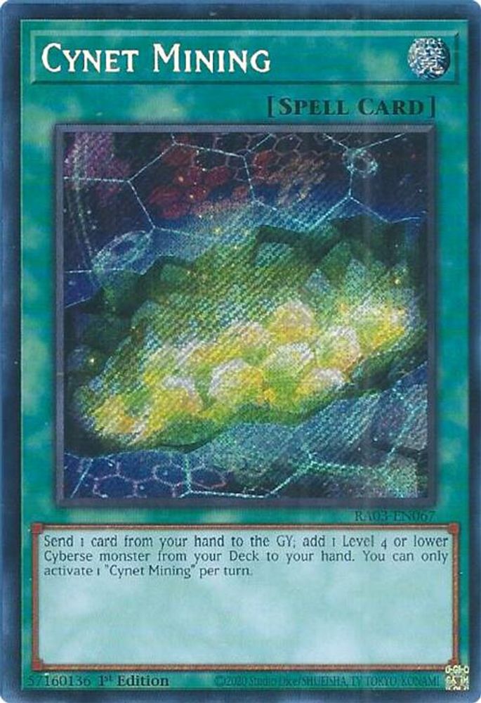 Cynet Mining (Secret Rare) (RA03-EN067) - Secret Rare