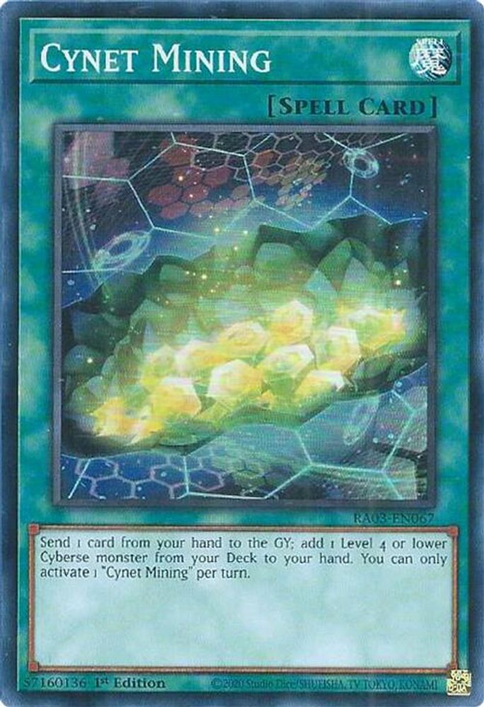 Cynet Mining (RA03-EN067) - Super Rare