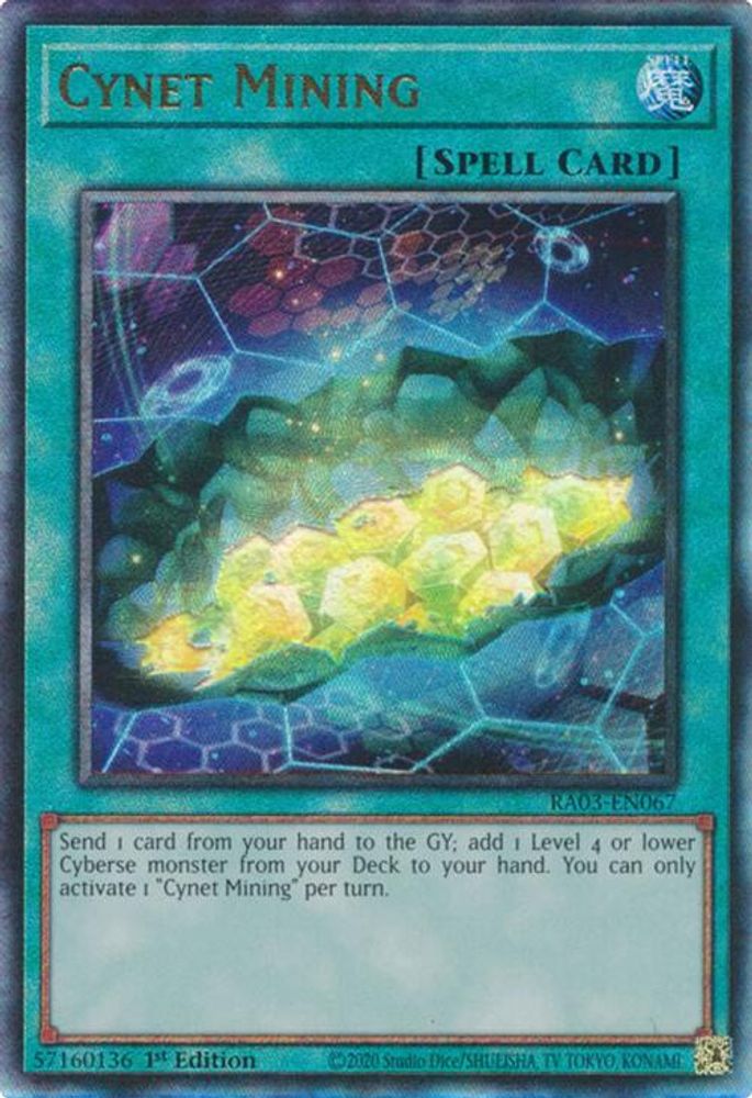 Cynet Mining (PUR) (RA03-EN067) - Prismatic Ultimate Rare