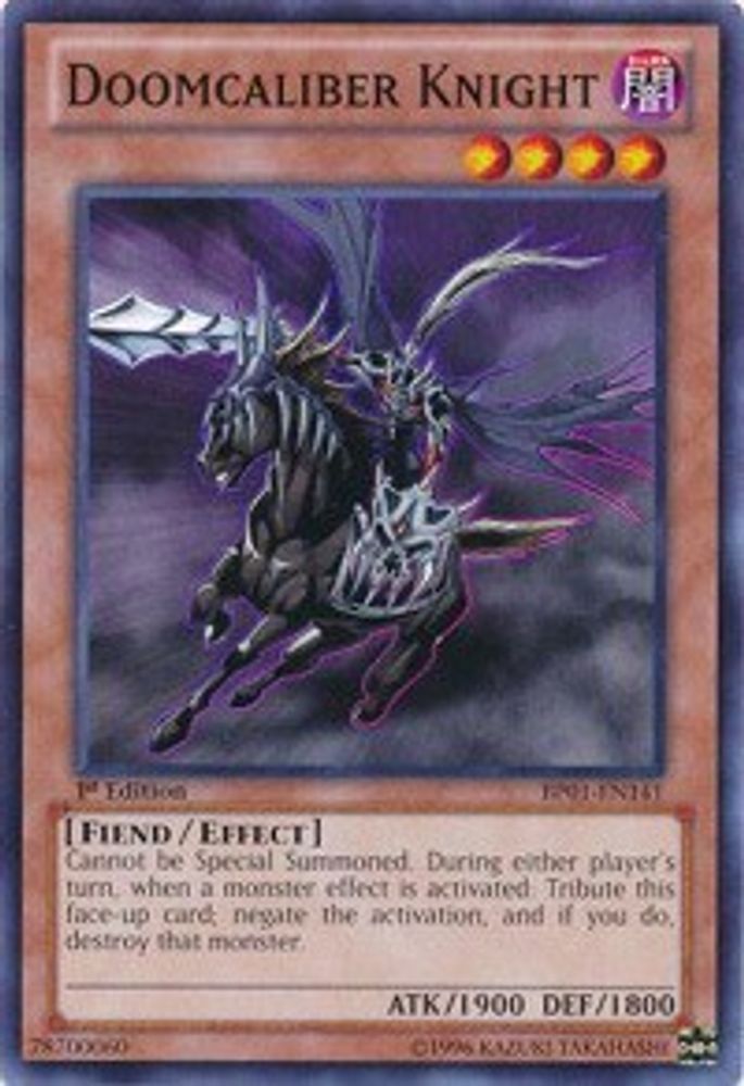 Doomcaliber Knight (BP01-EN141) - Common