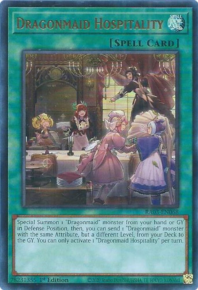 Dragonmaid Hospitality (UR) (RA03-EN068) - Ultra Rare
