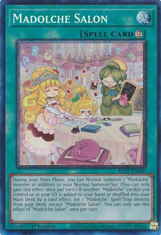 Madolche Salon (PCR) (RA03-EN069) - Prismatic Collector's Rare