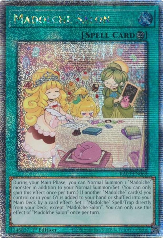 Madolche Salon (Quarter Century Secret Rare) (RA03-EN069) - Quarter Century Secret Rare
