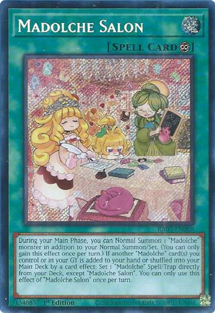 Madolche Salon (Secret Rare) (RA03-EN069) - Secret Rare