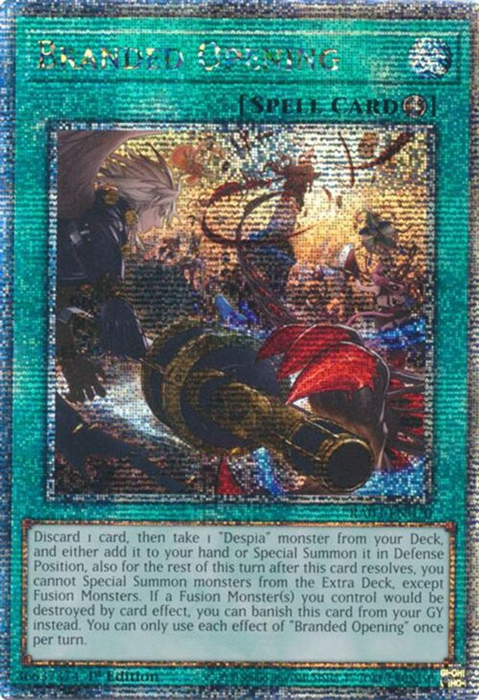 Branded Opening (Quarter Century Secret Rare) (RA03-EN070) - Quarter Century Secret Rare