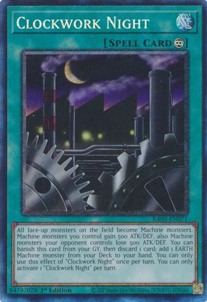 Clockwork Night (PCR) (RA03-EN071) - Prismatic Collector's Rare