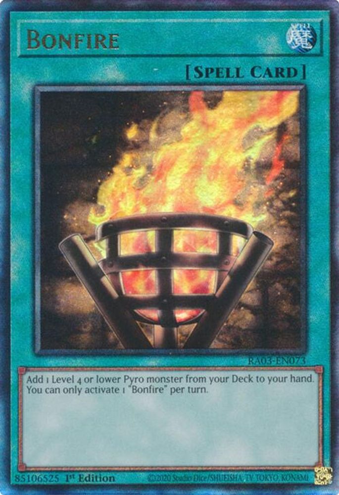 Bonfire (PUR) (RA03-EN073) - Prismatic Ultimate Rare