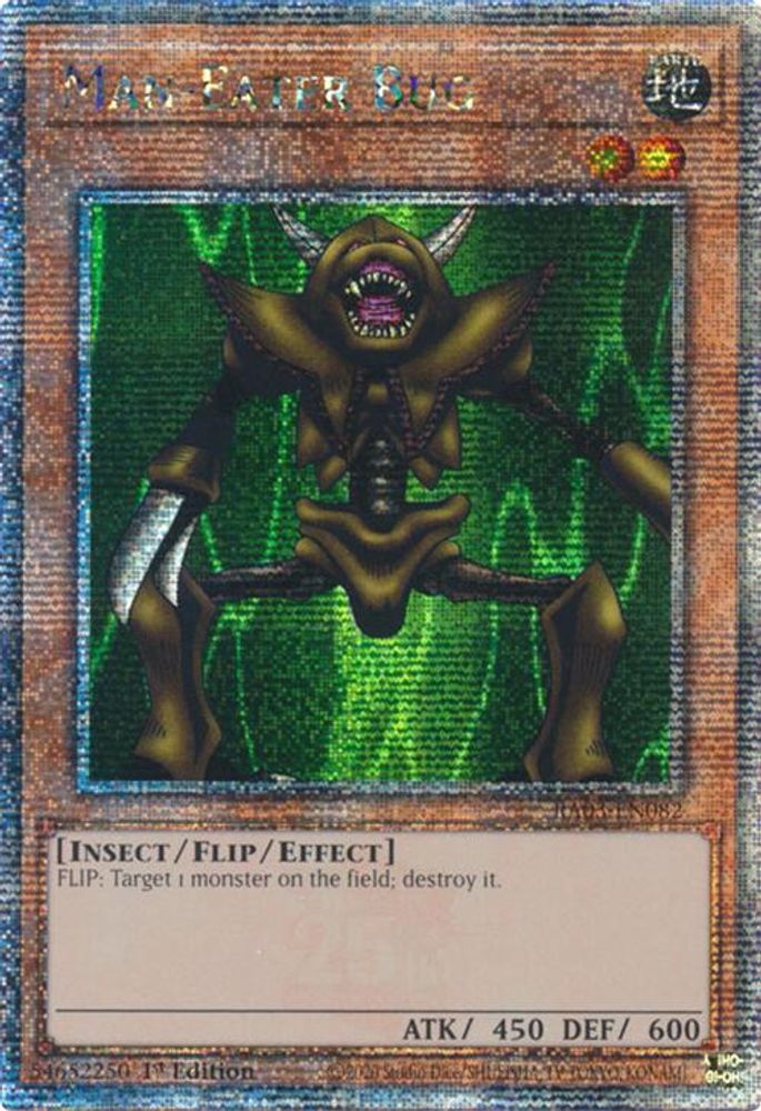 Man-Eater Bug (Quarter Century Secret Rare) (RA03-EN082) - Quarter Century Secret Rare