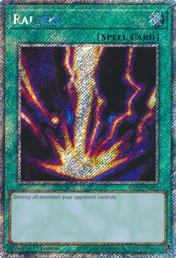 Raigeki (Platinum Secret Rare) (RA03-EN083) - Platinum Secret Rare