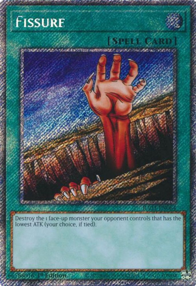 Fissure (Platinum Secret Rare) (RA03-EN084) - Platinum Secret Rare