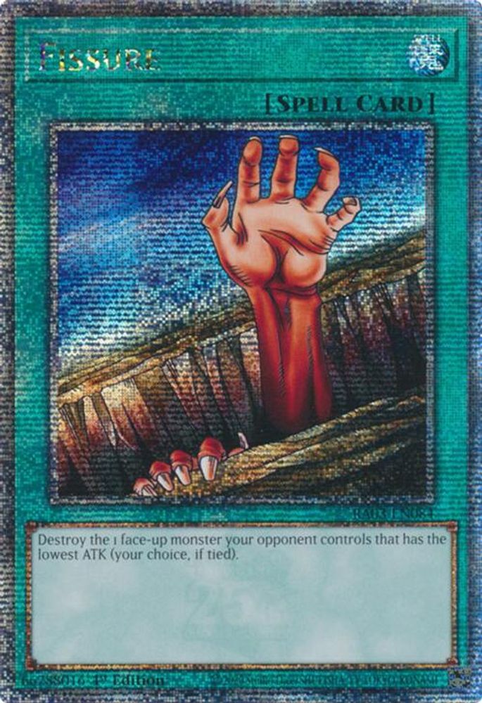 Fissure (Quarter Century Secret Rare) (RA03-EN084) - Quarter Century Secret Rare