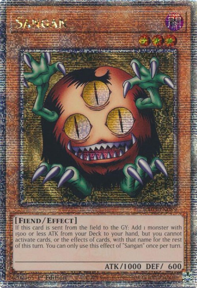 Sangan (Quarter Century Secret Rare) (RA03-EN089) - Quarter Century Secret Rare