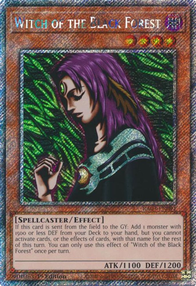Witch of the Black Forest (Platinum Secret Rare) (RA03-EN091) - Platinum Secret Rare