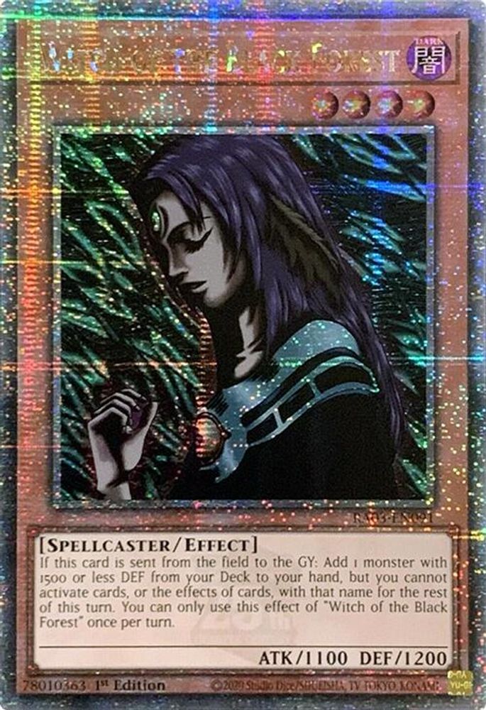 Witch of the Black Forest (Quarter Century Secret Rare) (RA03-EN091) - Quarter Century Secret Rare