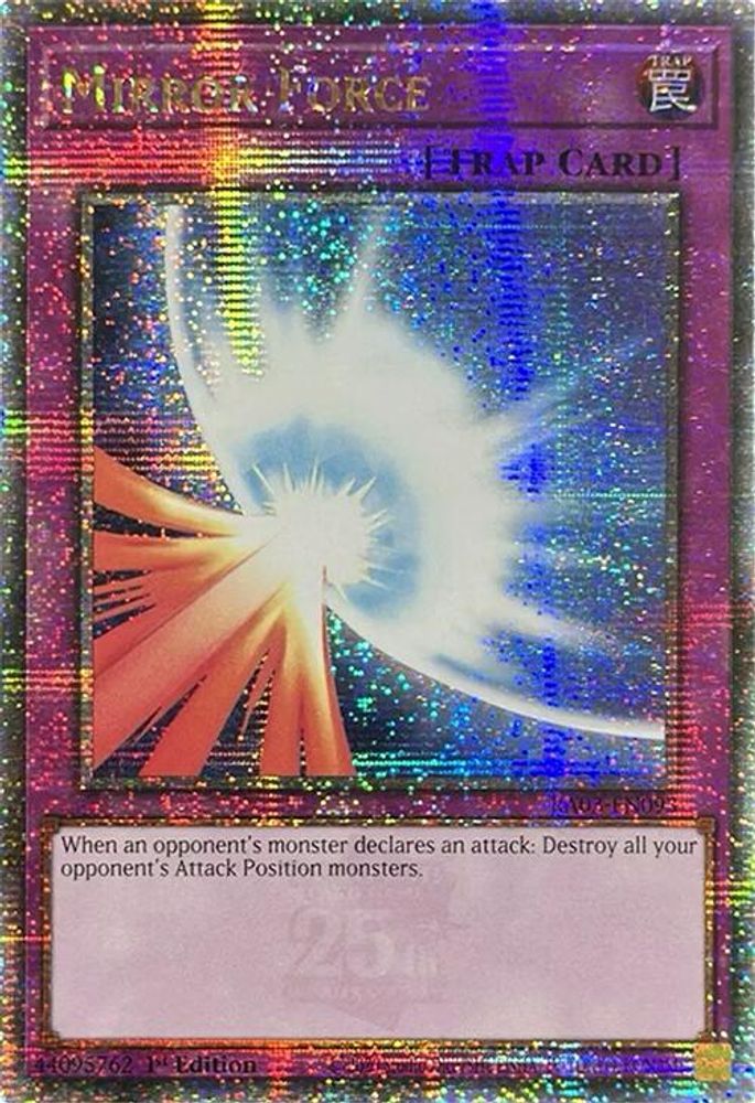 Mirror Force (Quarter Century Secret Rare) (RA03-EN093) - Quarter Century Secret Rare