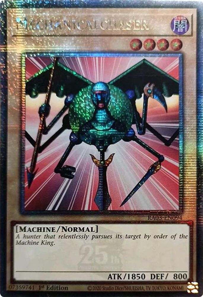 Mechanicalchaser (Quarter Century Secret Rare) (RA03-EN094) - Quarter Century Secret Rare
