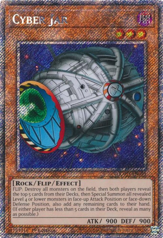 Cyber Jar (Platinum Secret Rare) (RA03-EN095) - Platinum Secret Rare