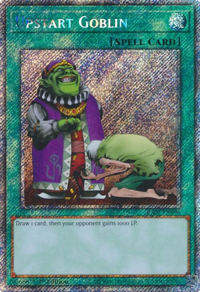 Upstart Goblin (Platinum Secret Rare) (RA03-EN096) - Platinum Secret Rare