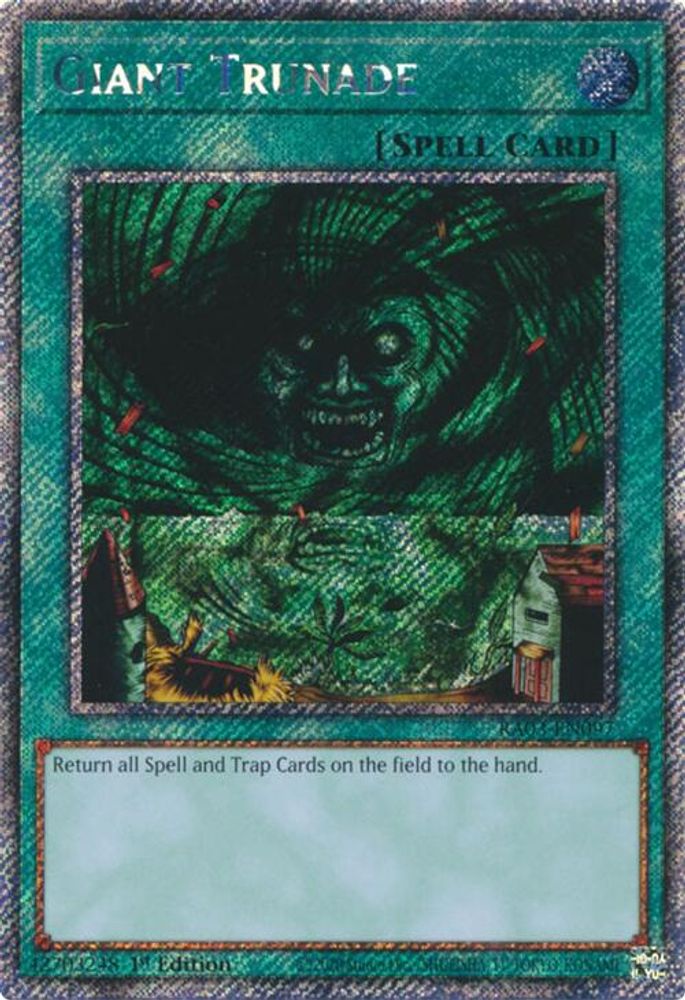 Giant Trunade (Platinum Secret Rare) (RA03-EN097) - Platinum Secret Rare