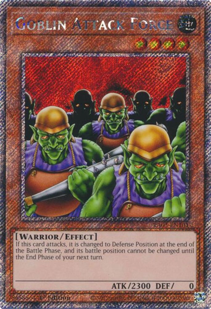 Goblin Attack Force (Platinum Secret Rare) (RA03-EN101) - Platinum Secret Rare