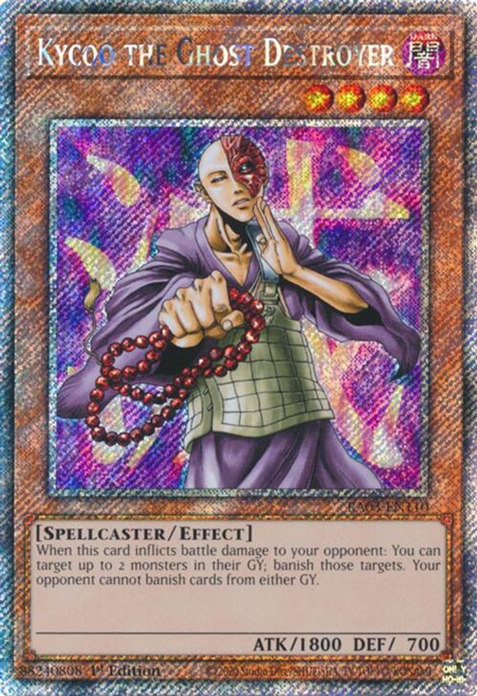 Kycoo the Ghost Destroyer (Platinum Secret Rare) (RA03-EN110) - Platinum Secret Rare
