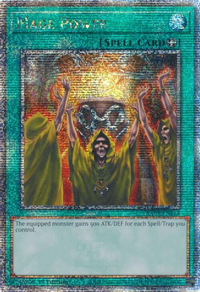 Mage Power (Quarter Century Secret Rare) (RA03-EN113) - Quarter Century Secret Rare