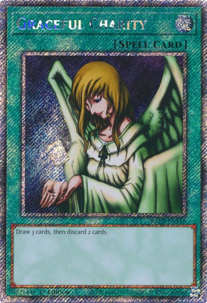 Graceful Charity (Platinum Secret Rare) (RA03-EN116) - Platinum Secret Rare