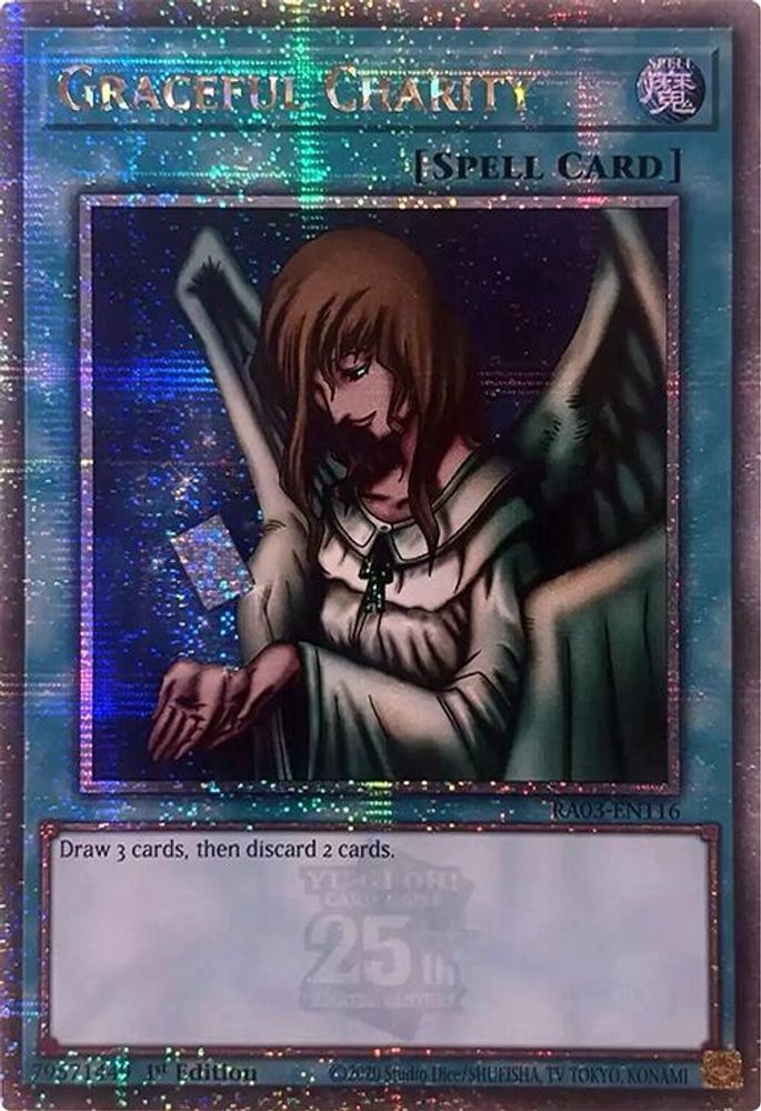 Graceful Charity (Quarter Century Secret Rare) (RA03-EN116) - Quarter Century Secret Rare