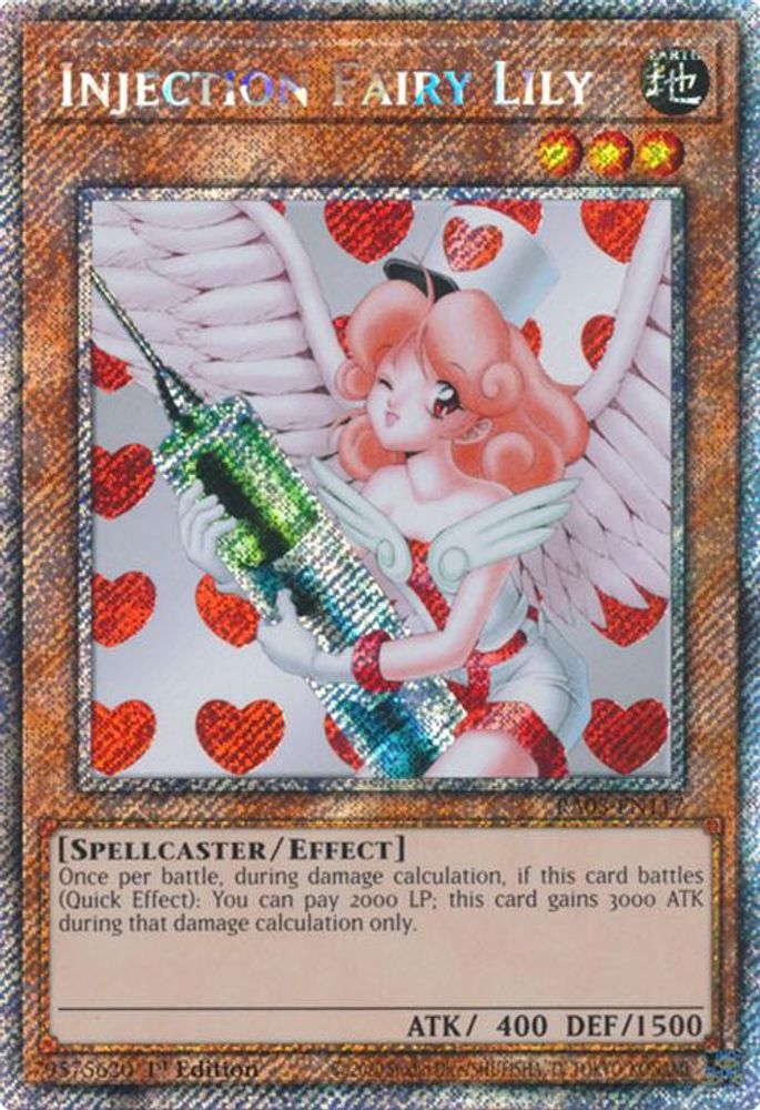 Injection Fairy Lily (Platinum Secret Rare) (RA03-EN117) - Platinum Secret Rare