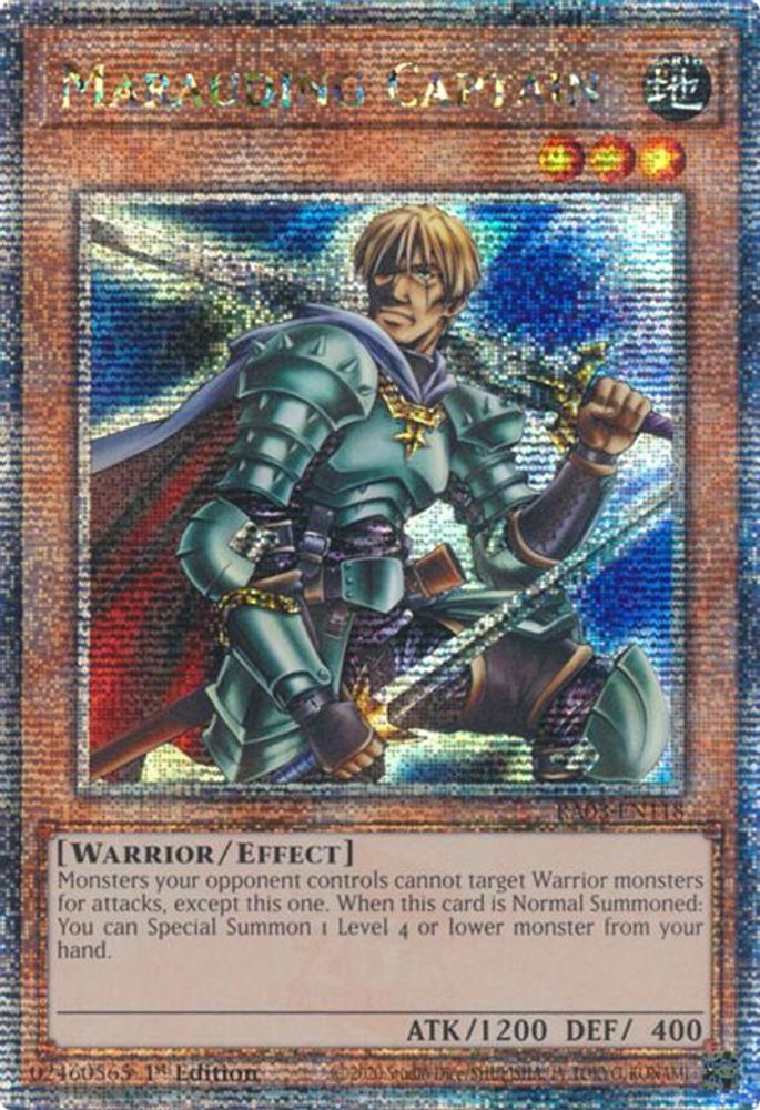 Marauding Captain (Quarter Century Secret Rare) (RA03-EN118) - Quarter Century Secret Rare