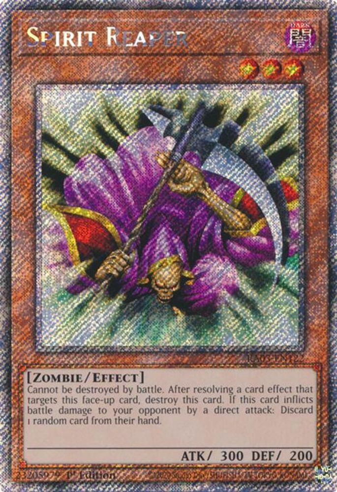 Spirit Reaper (Platinum Secret Rare) (RA03-EN122) - Platinum Secret Rare