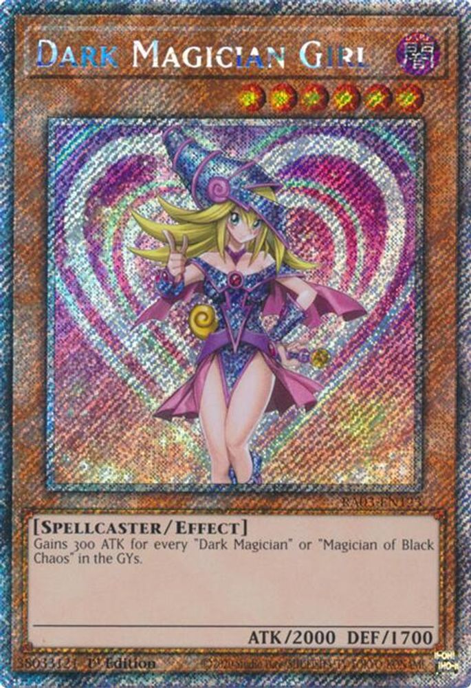 Dark Magician Girl (Platinum Secret Rare) (A) (RA03-EN123) - Platinum Secret Rare