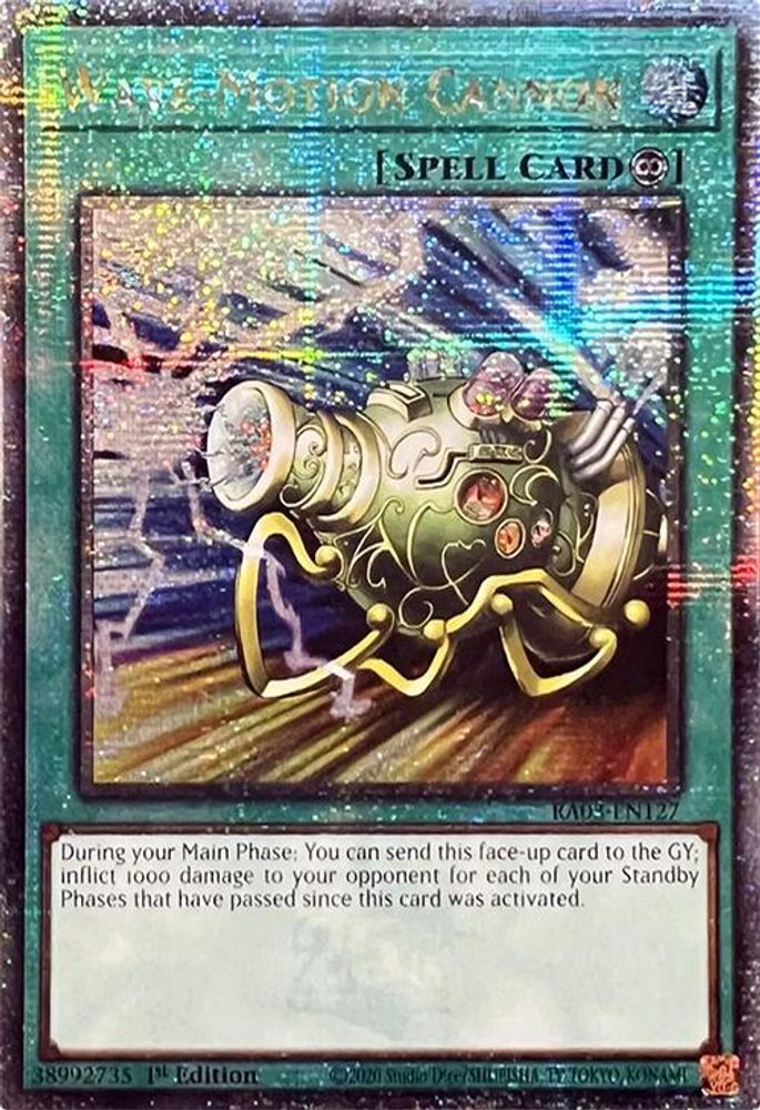 Wave-Motion Cannon (Quarter Century Secret Rare) (RA03-EN127) - Quarter Century Secret Rare