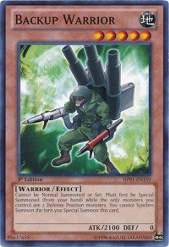 Backup Warrior (BP01-EN159) - Common