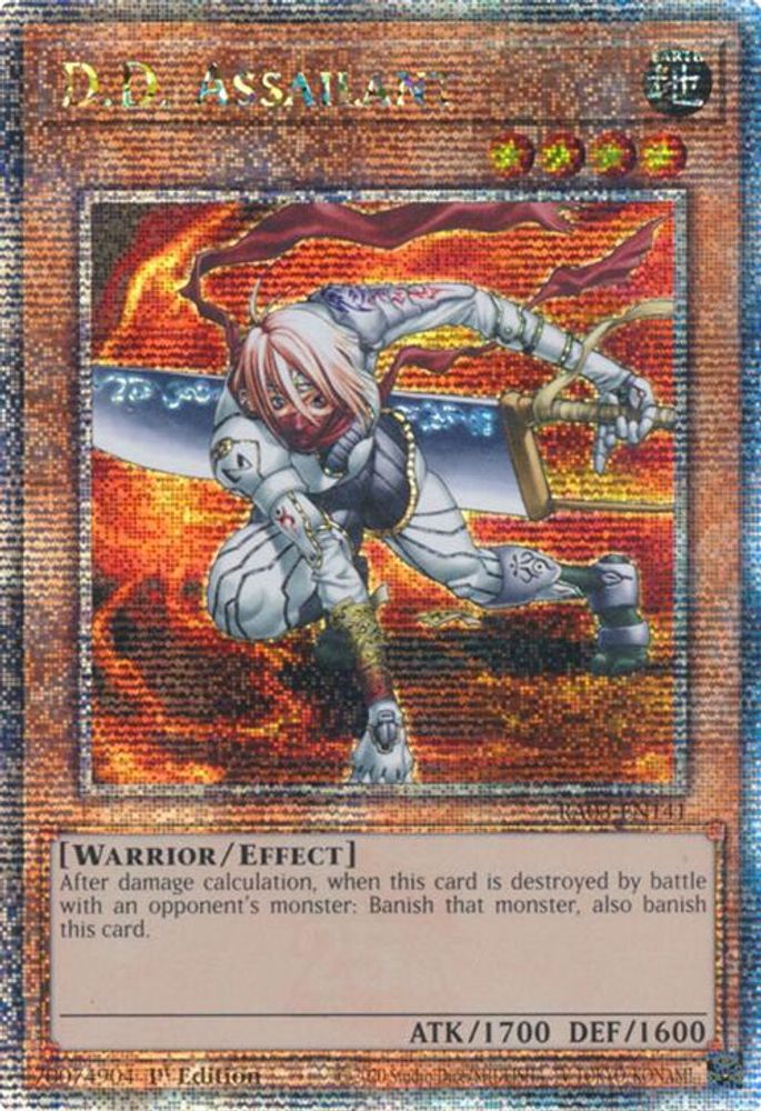 D.D. Assailant (Quarter Century Secret Rare) (RA03-EN141) - Quarter Century Secret Rare