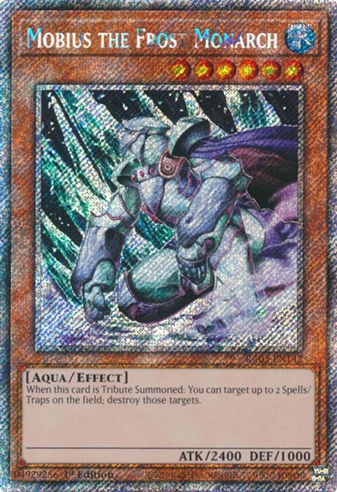 Mobius the Frost Monarch (Platinum Secret Rare) (RA03-EN142) - Platinum Secret Rare