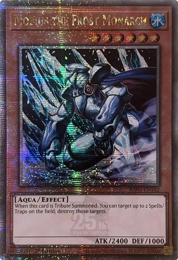 Mobius the Frost Monarch (Quarter Century Secret Rare) (RA03-EN142) - Quarter Century Secret Rare