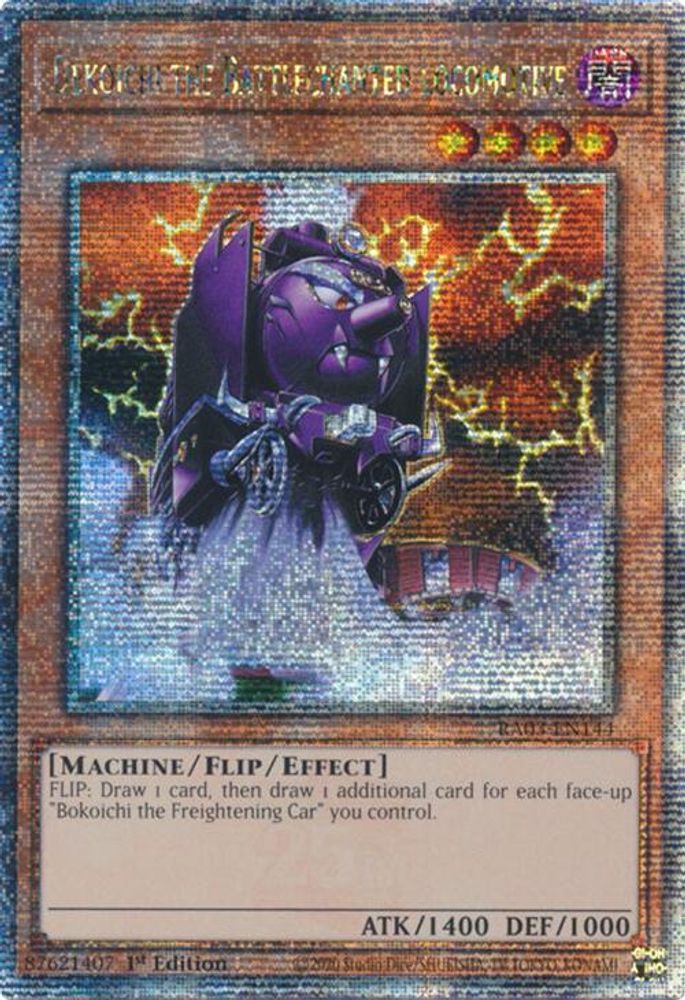 Dekoichi the Battlechanted Locomotive (Quarter Century Secret Rare) (RA03-EN144) - Quarter Century Secret Rare